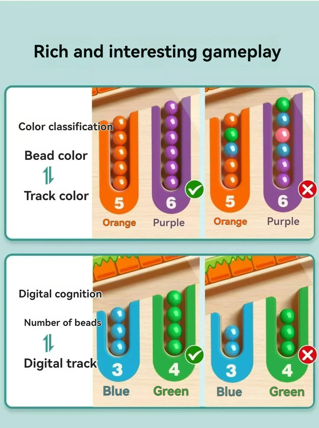 Screen-Free Learning Maze - Magnetic Ball Puzzle for Kids | EMF-Free Alternative to Tablets & Phones