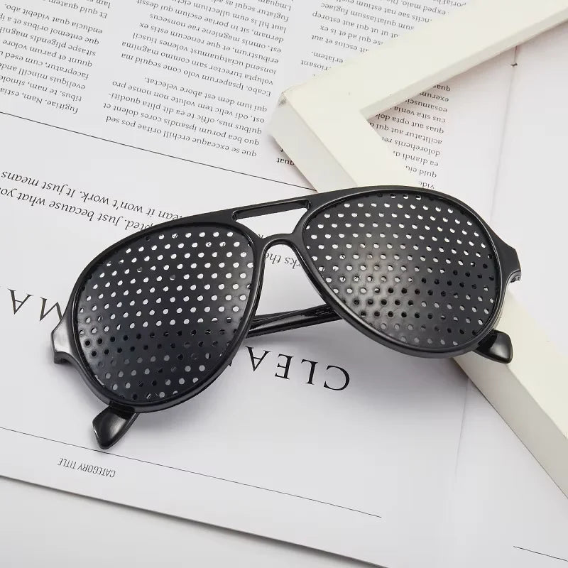 Pinhole Glasses - Natural Vision Exercise & Eye Relaxation Therapy for Digital Eye Strain Relief