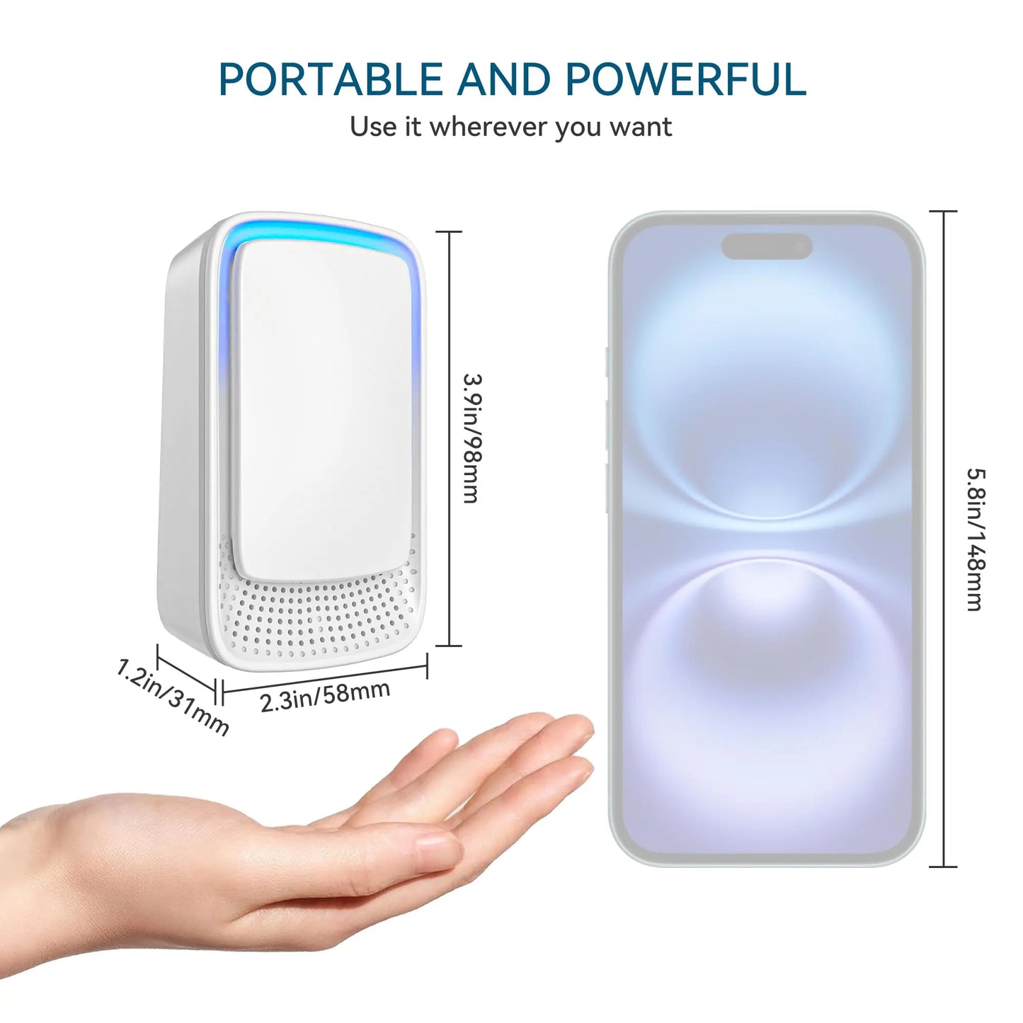 Eco Air Purifier Pro - Negative Ion Technology for Home & Bedroom
