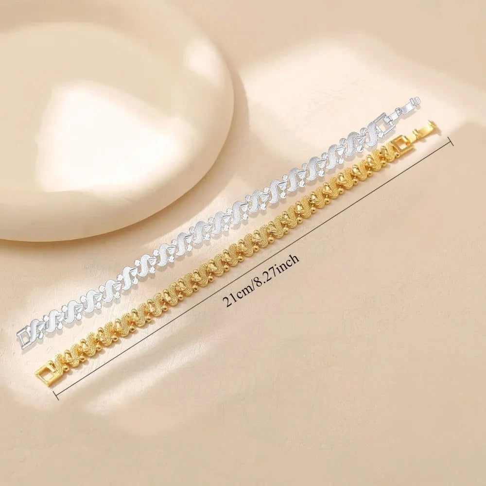 CubanLux™ - Pure Copper Cuban Link Bracelet | Unisex Elegance & Wellness