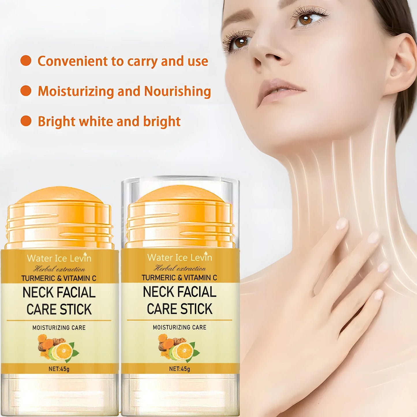 Anti-Aging Neck Cream Turmeric Vitamin C | Gaia Waves