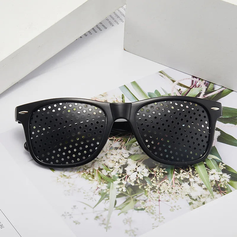 Pinhole Glasses - Natural Vision Exercise & Eye Relaxation Therapy for Digital Eye Strain Relief