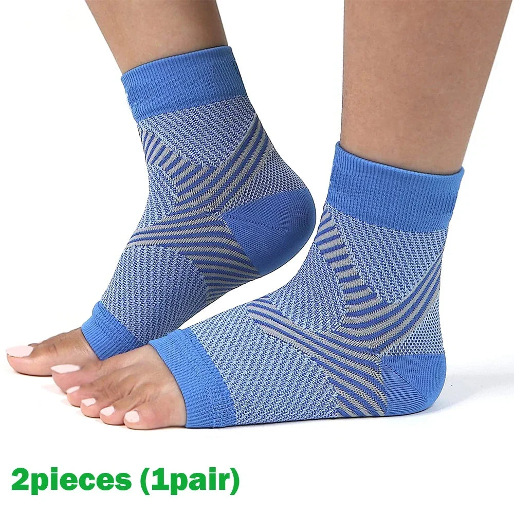 1Pair  Plantar Fasciitis Splint Night Compression Sock Heel Supports for Heel Pain Plantar Fasciitis Support Foot Braces