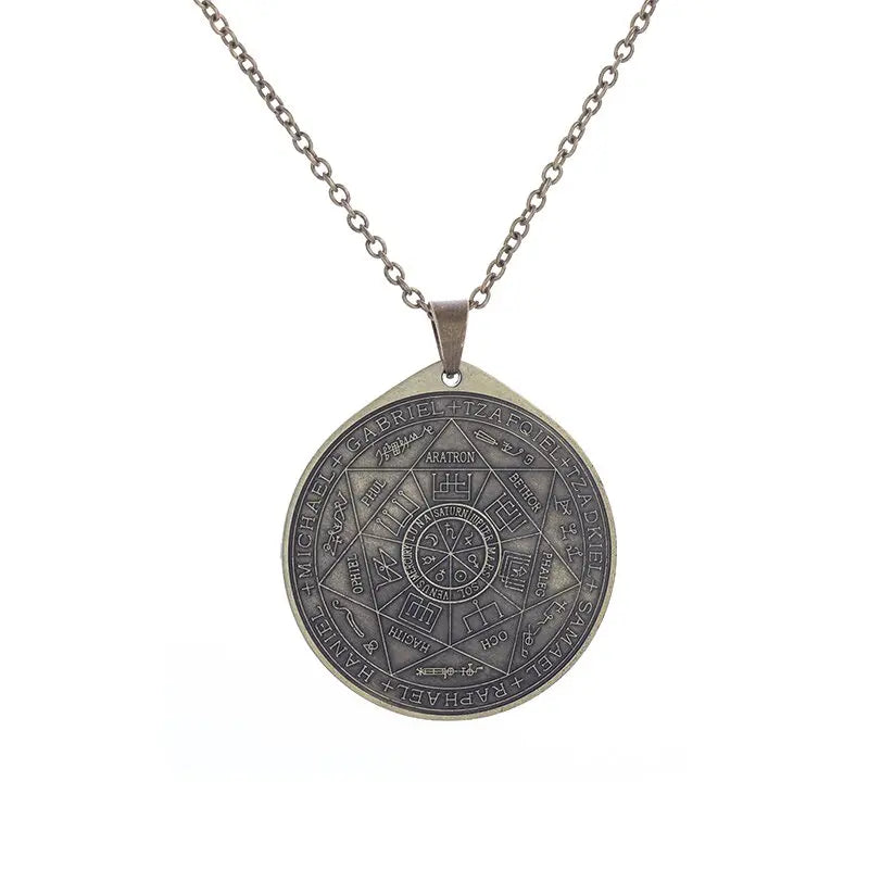 Seven Archangel Talisman™ | Kabbalistic Seal of Solomon — Sacred Geometry Amulet