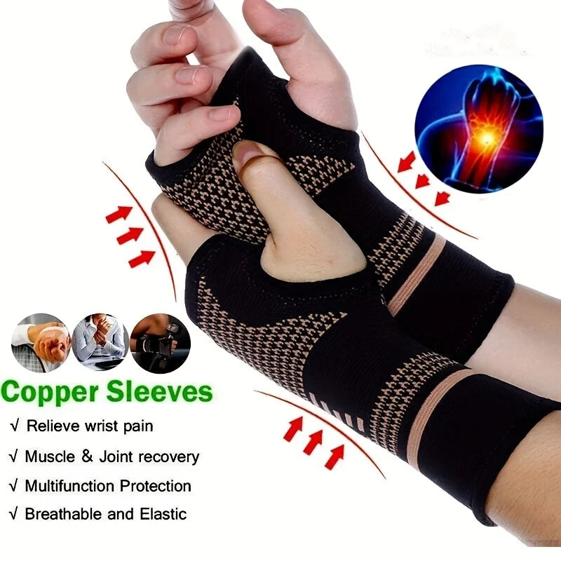WristGuard Pro - Copper Fiber Support Brace for Pain Relief & Athletic Performance