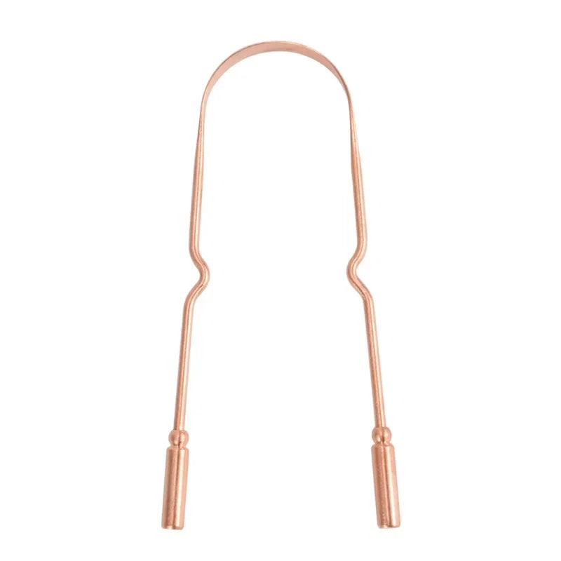 AyurCopper™ - Pure Copper Tongue Scraper | Traditional Ayurvedic Oral Care Ritual