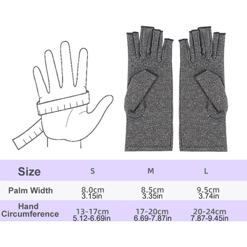 Comfortable Fingerless Hand Relief Gloves