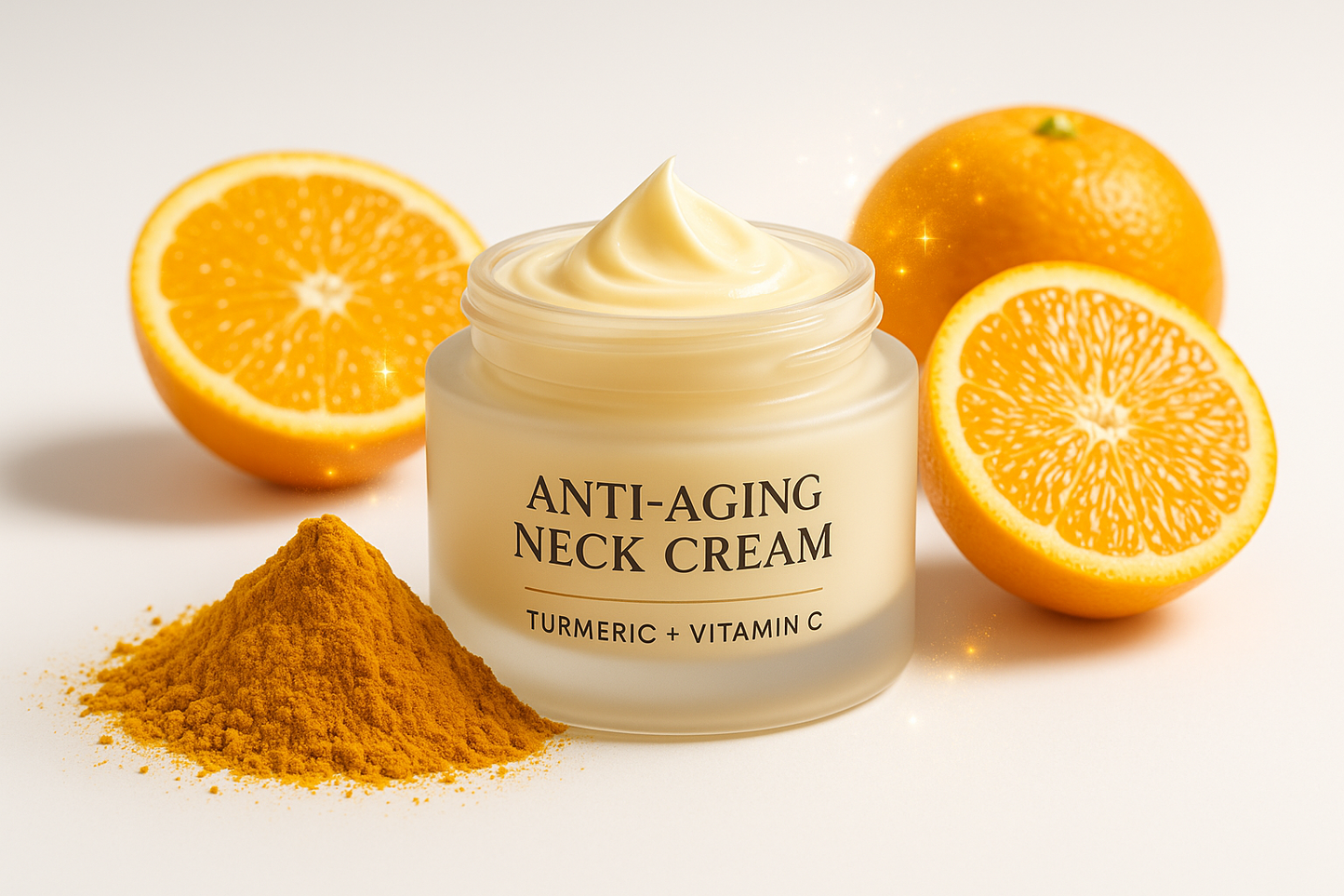 Premium Anti-Aging Neck Cream with Turmeric and Vitamin C