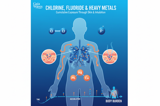 Chlorine, Fluoride & Heavy Metals: Cumulative Exposure Through Skin & Inhalation