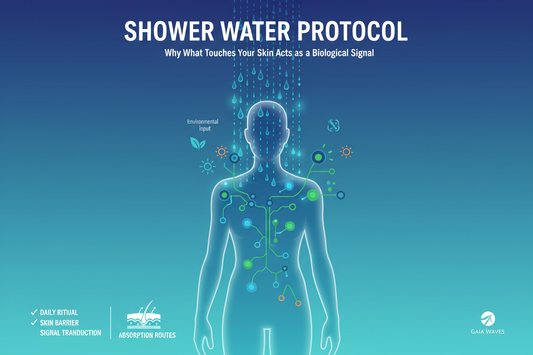 Shower Water Protocol: Why What Touches Your Skin Acts as a Biological Signal