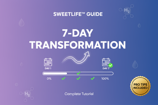 How to Use Sweetlife™ Hydrogen Water Bottle: 7-Day Transformation Guide