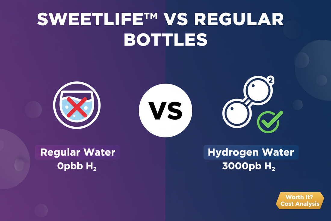 Sweetlife™ vs Regular Water Bottles: Is Hydrogen Water Worth It?