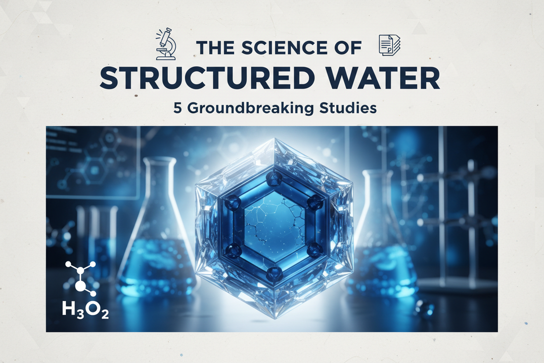 The Science of Structured Water: 5 Groundbreaking Studies on H3O2 & What Research Really Says
