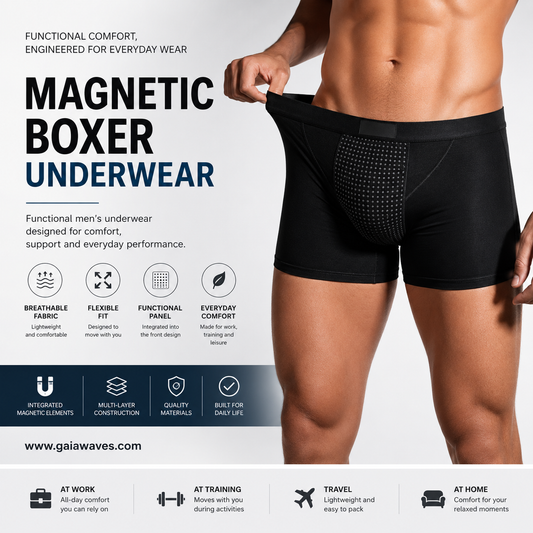Magnetic Boxer Underwear | Comfort & Men's Wellness