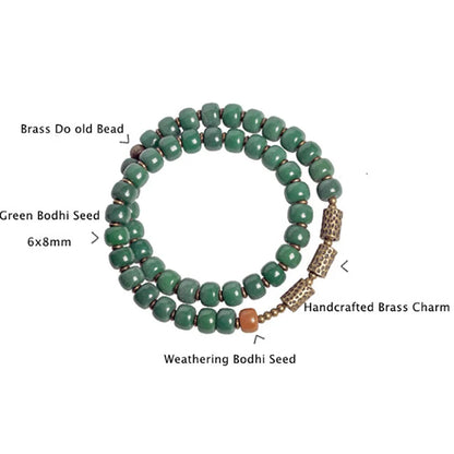 Sacred Bodhi Seed Bracelet - Natural Meditation Beads for Spiritual Transformation & Mindfulness