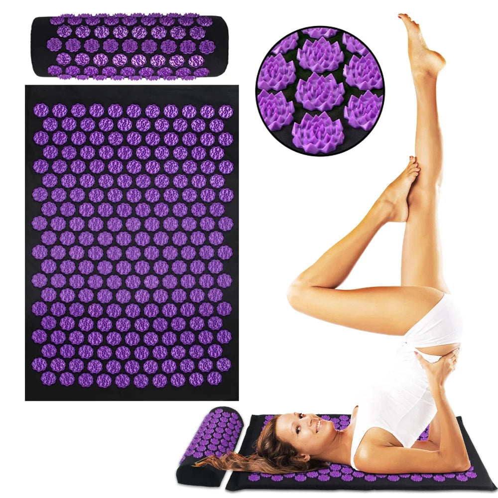 Acupressure Yoga Mat - Kuznetsov's Therapeutic Applicator Set