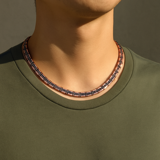 Serpentine Luxury Pure Copper Necklace - New Life