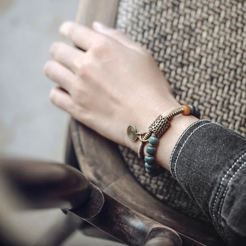 Sacred Bodhi Seed Bracelet - Natural Meditation Beads for Spiritual Transformation & Mindfulness