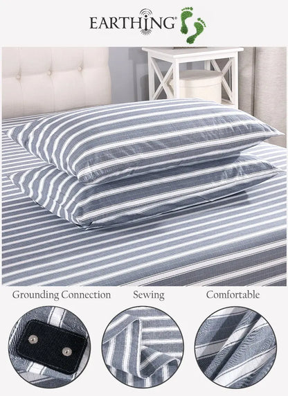 EARTHED Grounding Pillowcase - Natural EMF Protection & Earth Connection for Restorative Sleep