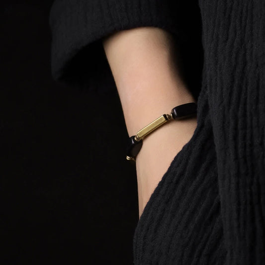EbonyFlow™ - Ancestral Ebony & Copper Bracelet | Awaken Your Inner Strength