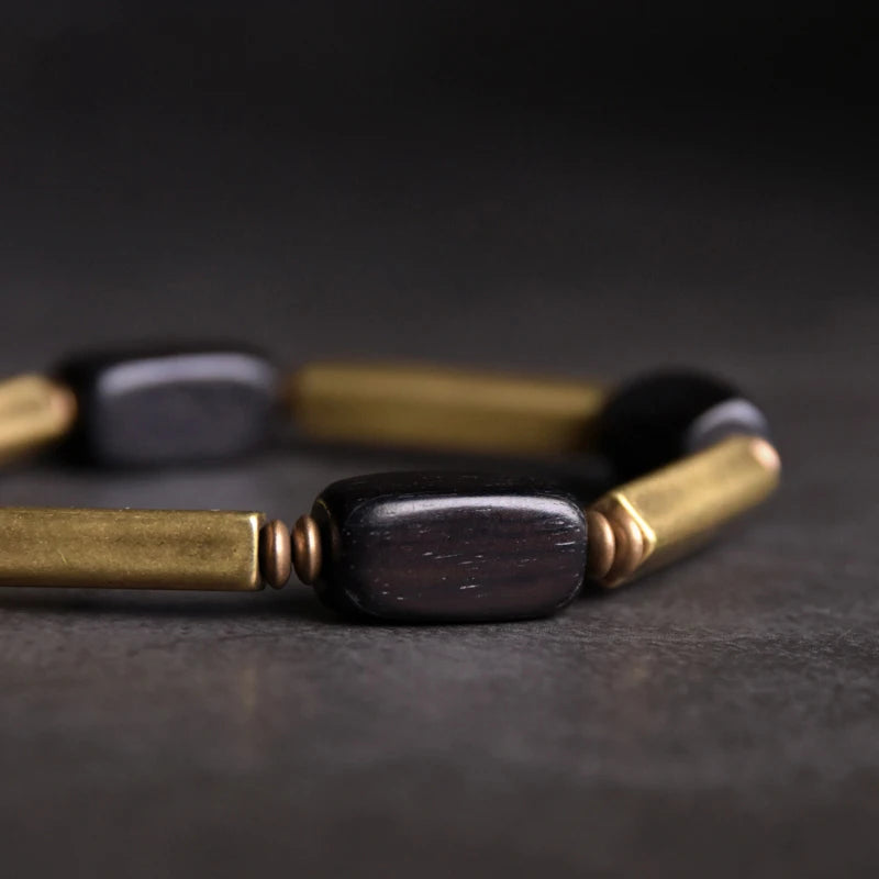 EbonyFlow™ - Ancestral Ebony & Copper Bracelet | Awaken Your Inner Strength