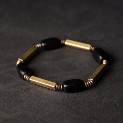 EbonyFlow™ - Ancestral Ebony & Copper Bracelet | Awaken Your Inner Strength