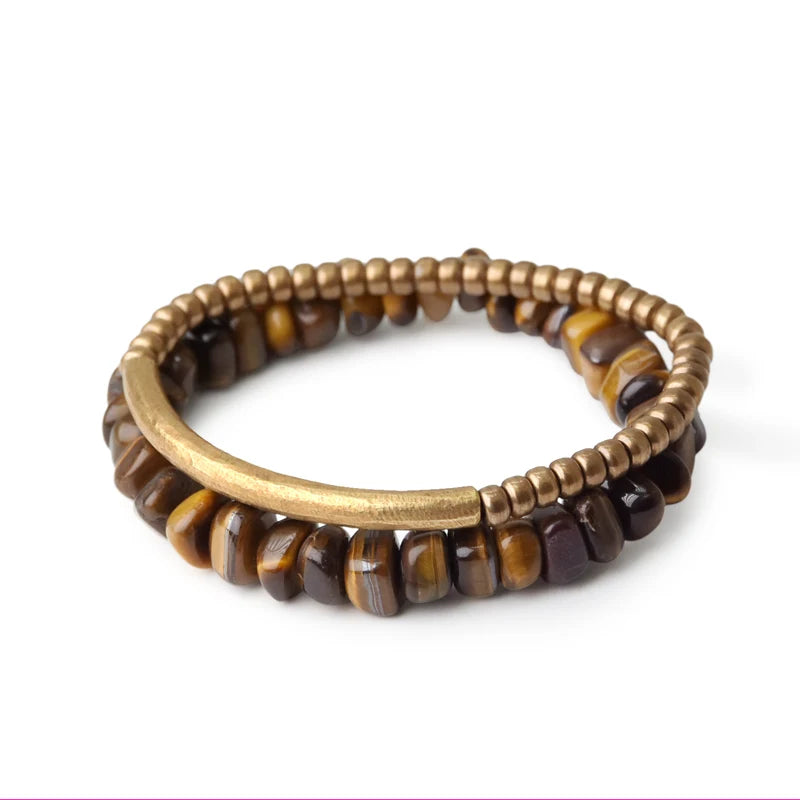 TigerLux - Premium Tiger Eye & Copper Bracelet