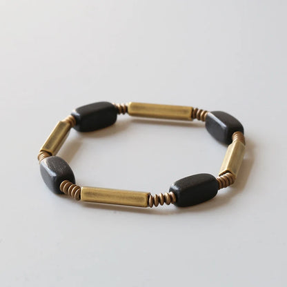 EbonyFlow™ - Ancestral Ebony & Copper Bracelet | Awaken Your Inner Strength