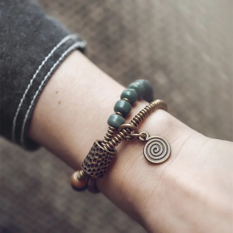 Sacred Bodhi Seed Bracelet - Natural Meditation Beads for Spiritual Transformation & Mindfulness