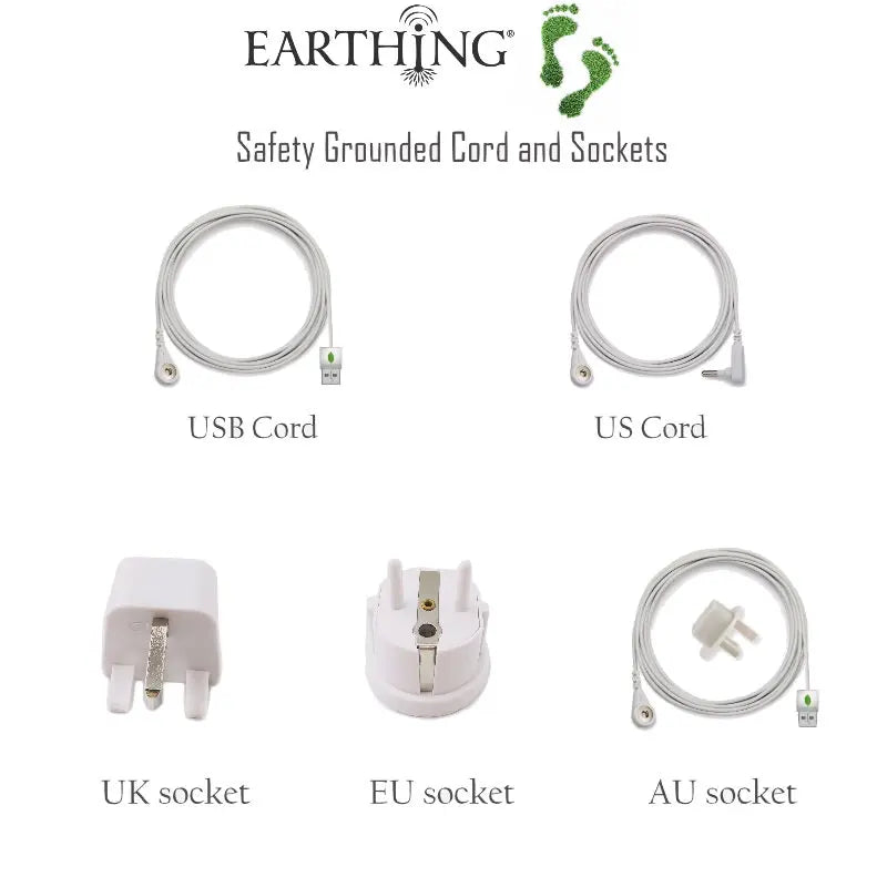 EARTHED Grounding Pillowcase - Natural EMF Protection & Earth Connection for Restorative Sleep