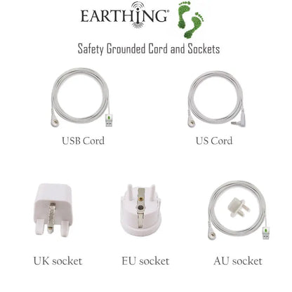 EARTHED Grounding Pillowcase - Natural EMF Protection & Earth Connection for Restorative Sleep