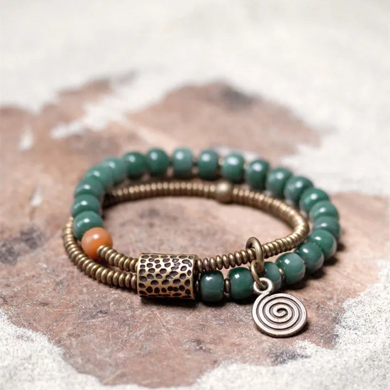 Sacred Bodhi Seed Bracelet - Natural Meditation Beads for Spiritual Transformation & Mindfulness