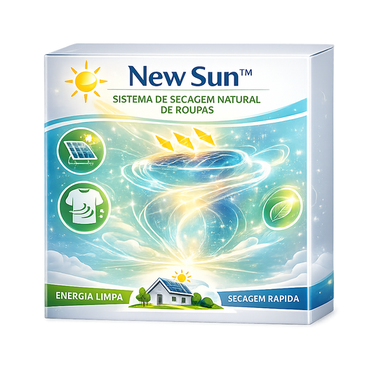New Sun™ – Sistema Solar de Secagem Natural de Roupas