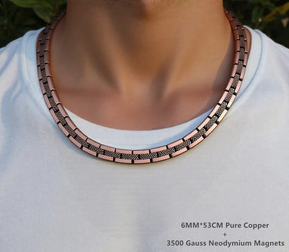 Serpentine Luxury Pure Copper Necklace - New Life