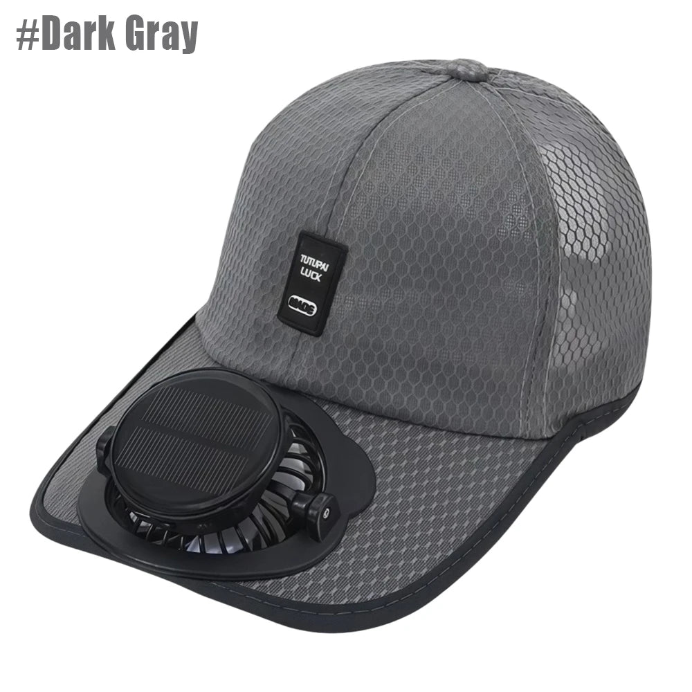 BreezeCap™ — Rechargeable Cooling Cap for Outdoor Comfort | Hiking, Fishing, Golf & More