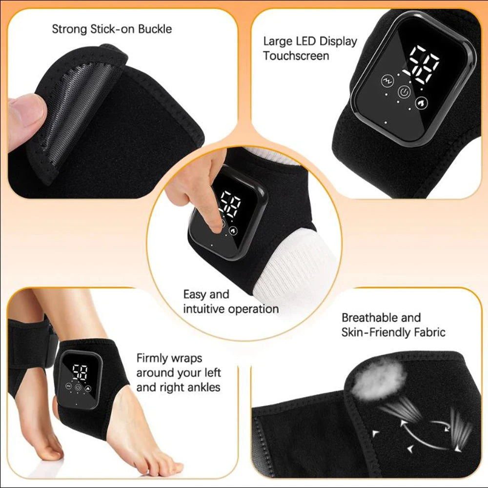 Ankle Recovery Wrap — Infrared Heat & Vibration | Gaia Waves