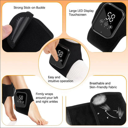 Ankle Recovery Wrap — Infrared Heat & Vibration | Gaia Waves