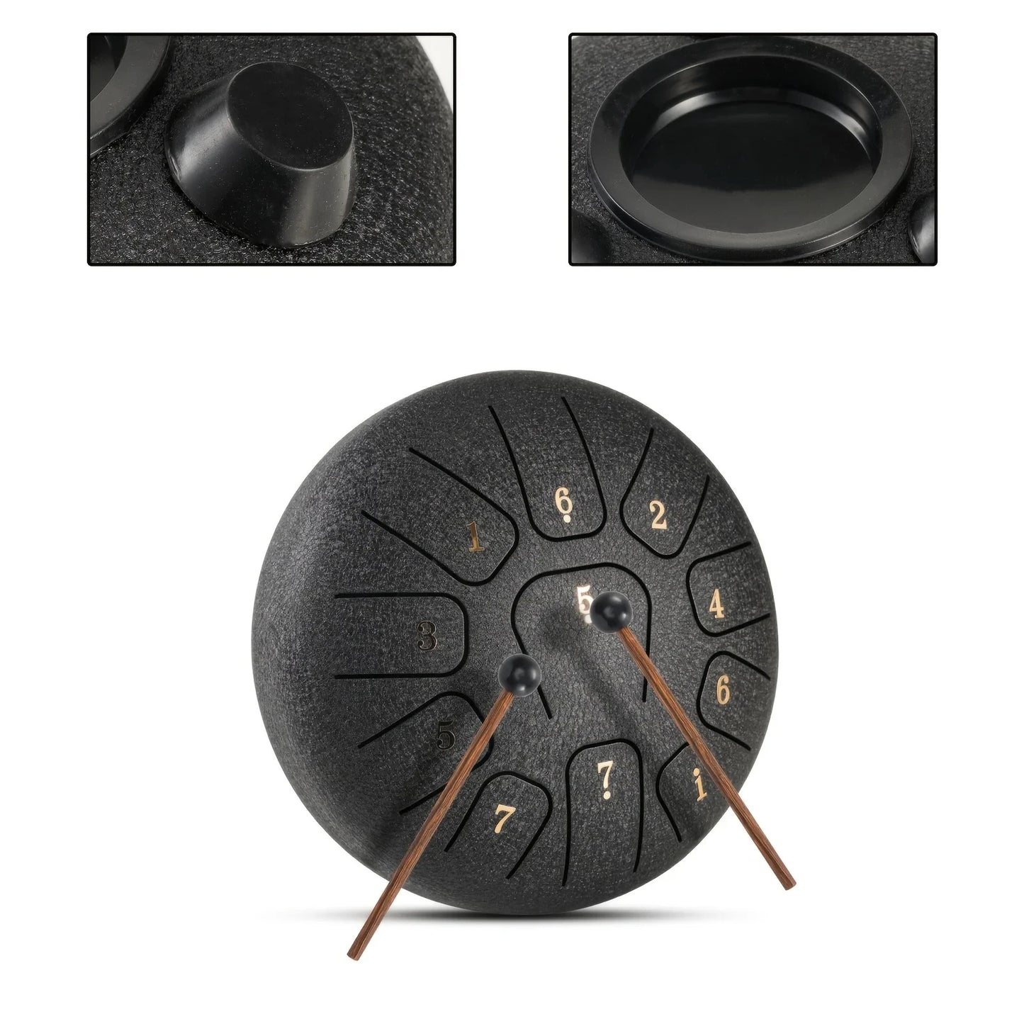 AnxiEase™ Steel Tongue Drum - Natural Stress Relief & Relaxation Sound Therapy Instrument