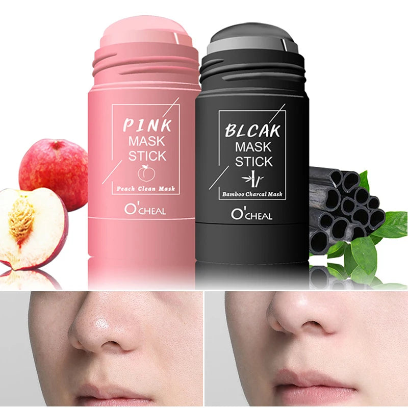 Premium Facial Mask Stick - 4 Options: Green Tea, Honey, Charcoal & Peach Deep Cleansing