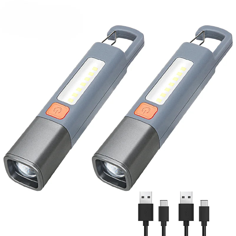 Rechargeable USB LED Flashlight - Super Bright Waterproof