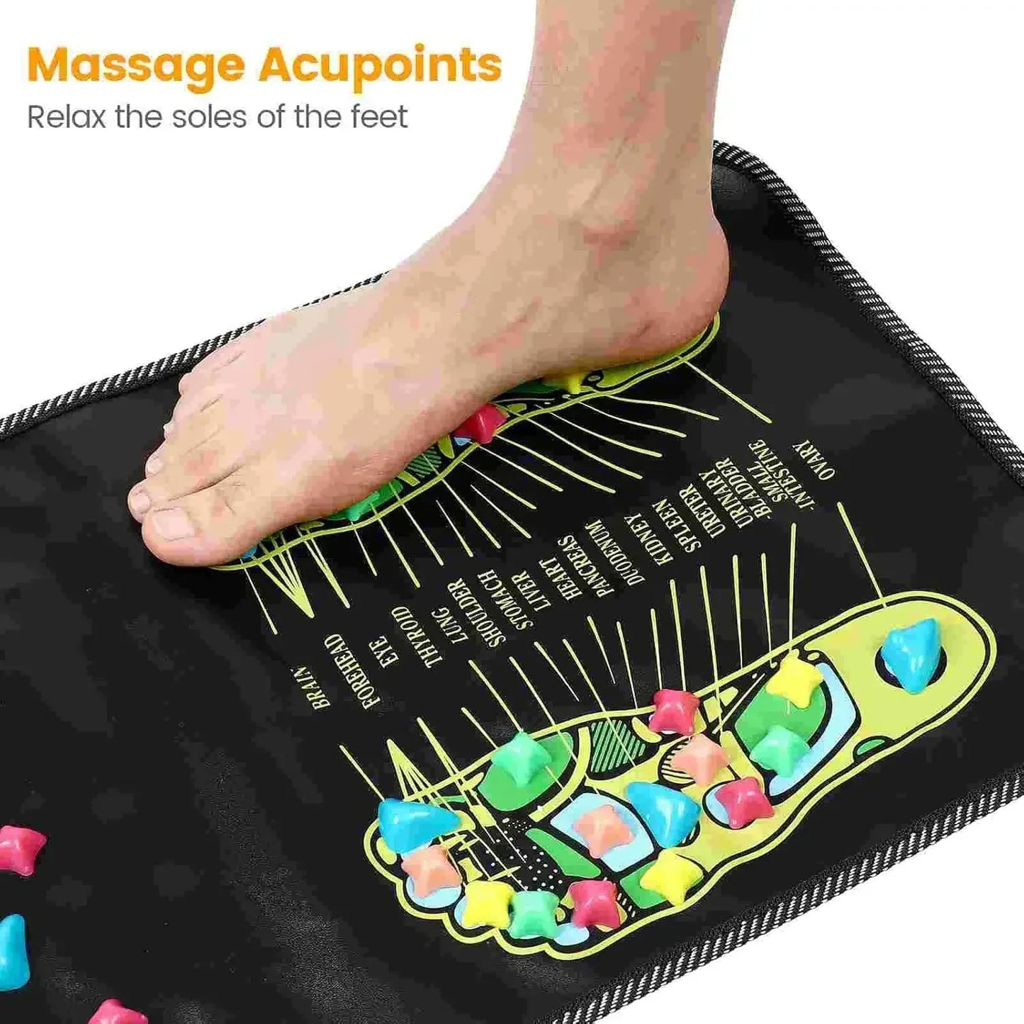 Premium Reflexology Mat - Therapeutic Foot Massager