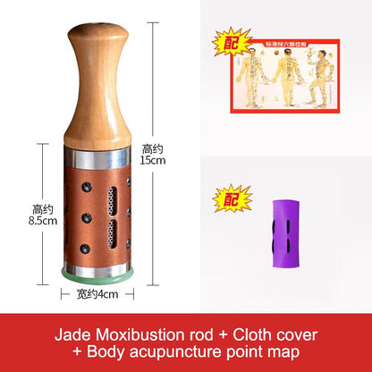 JadeFlow™ - Traditional Jade Moxibustion Therapy Set | Ancient Chinese Healing Ritual
