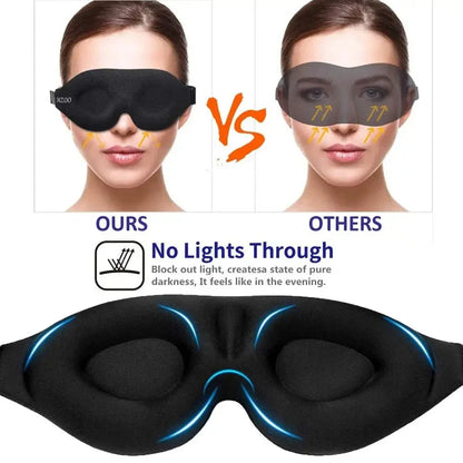 DarkZen Pro - 3D Contoured Sleep Mask | Complete Light Blocking for Better Rest