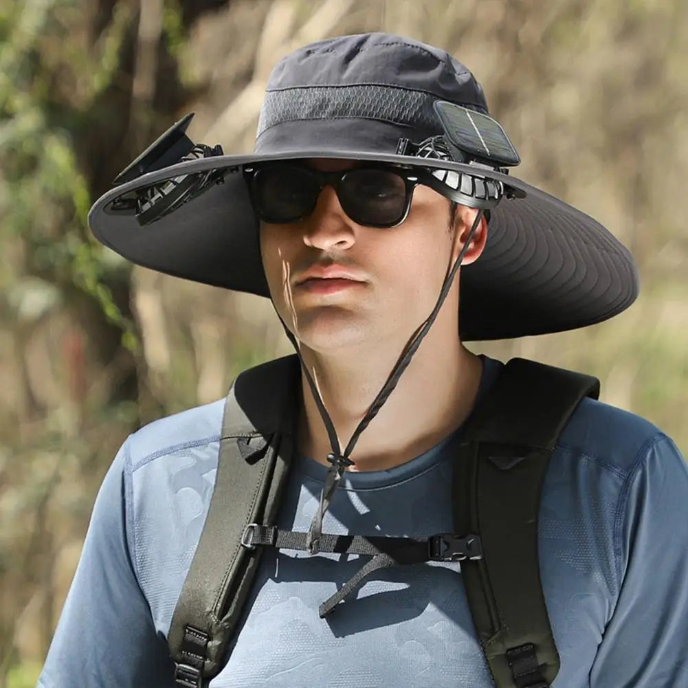 🌞 CoolShade Solar Fan Hat – OutAdvent