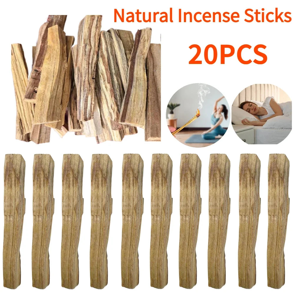 Palo Santo Incense Sticks - Natural Sacred Wood for Meditation, Yoga & Spiritual Cleansing