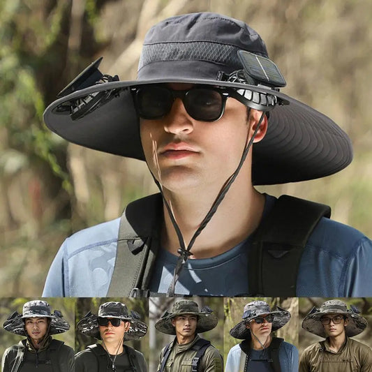 🌞 CoolShade Solar Fan Hat – OutAdvent