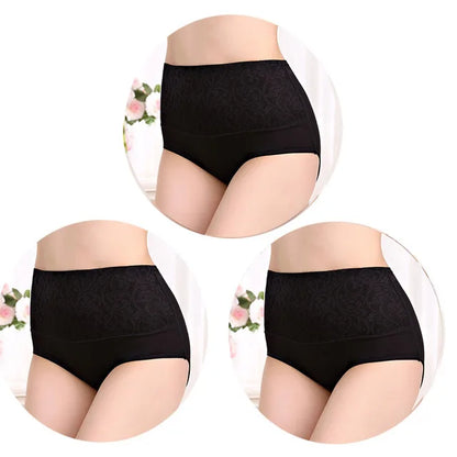 ComfortFit™ High Waist Cotton Briefs - 3-Pack Plus Size Underwear for Everyday Comfort L-5XL