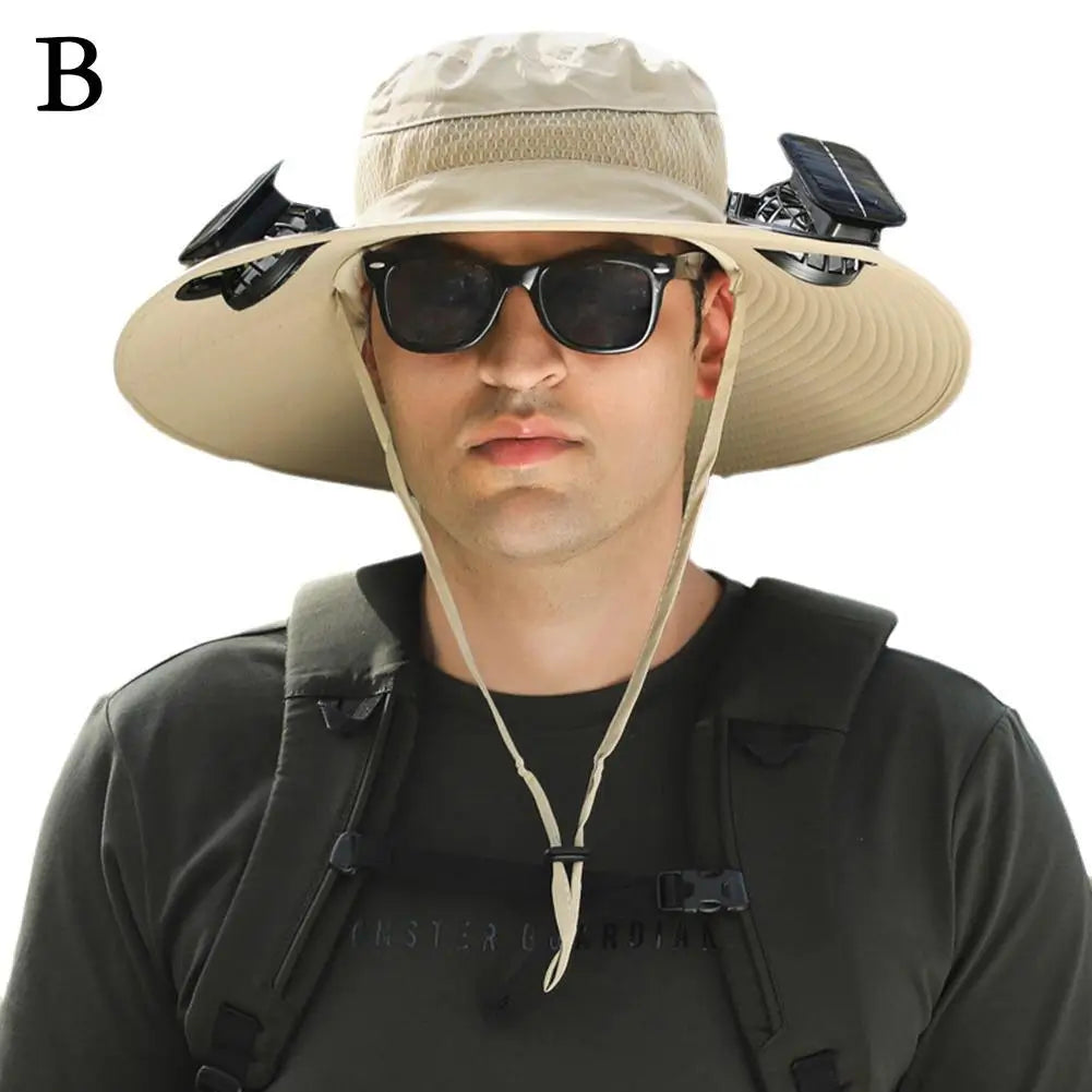 🌞 CoolShade Solar Fan Hat – OutAdvent