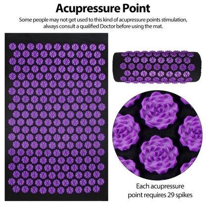 Acupressure Yoga Mat - Kuznetsov's Therapeutic Applicator Set