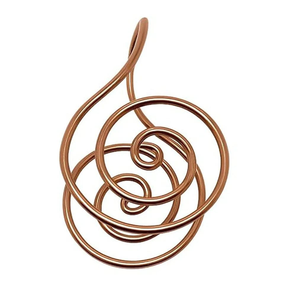 Ancestral Copper Spiral - Energetic Palm Ring | Ancient Connection and Well-being